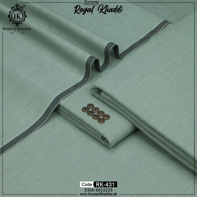 RK-431 Sage Green (ROYAL KHADDI SUMMER)
