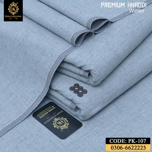 PK-107 Light Gray (Premium Khaddi Winter)