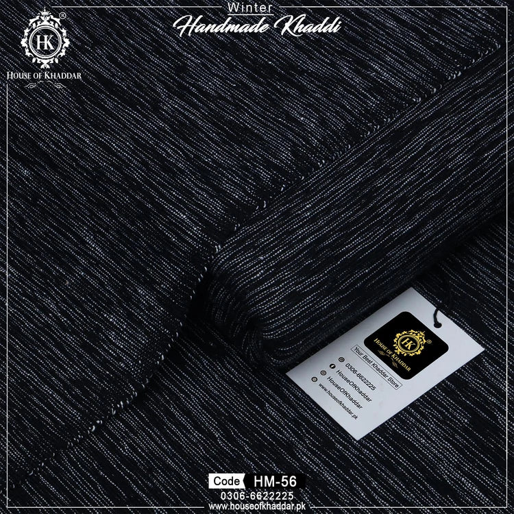 HM-56 TR Black Gray (Handmade Khaddar)
