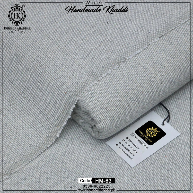 HM-63 Plain Light Saleti (Handmade Khaddar)
