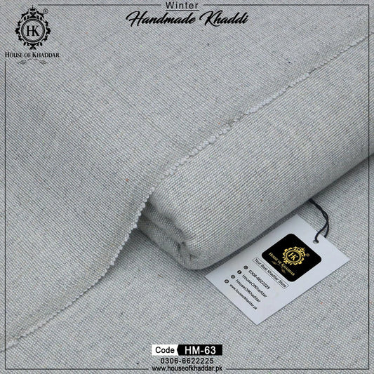 HM-63 Plain Light Saleti (Handmade Khaddar)