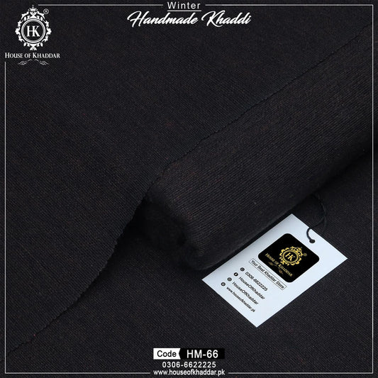 HM-66 TR Coffee Brown (Handmade Khaddar)
