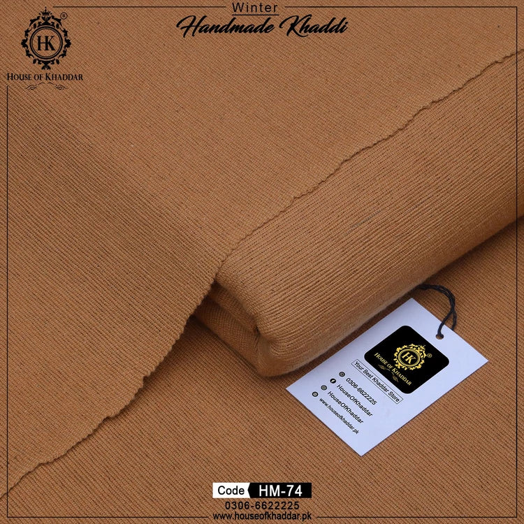 HM-74 Special Camel Brown (Handmade Khaddar)