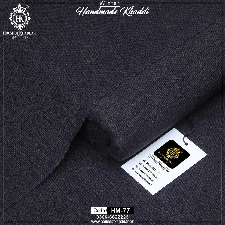 HM-77 TR Dark Smoke Gray (Handmade Khaddar)