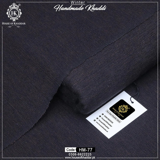 HM-77 TR Dark Smoke Gray (Handmade Khaddar)