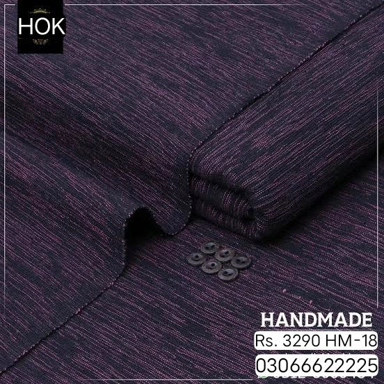 HM-18 Purple Self ( Handmade Khaddar )