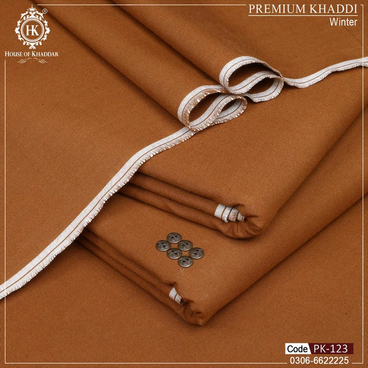 PK-123 Dark Brown (Premium Khaddi Winter)