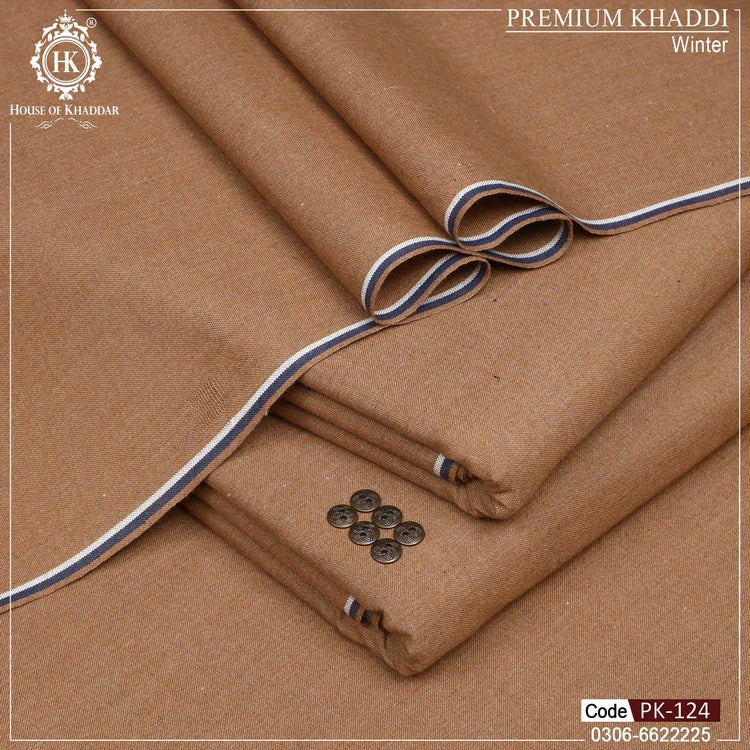 PK-124 Deep Brown (Premium Khaddi Winter)