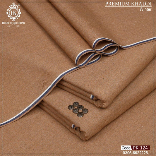 PK-124 Deep Brown (Premium Khaddi Winter)