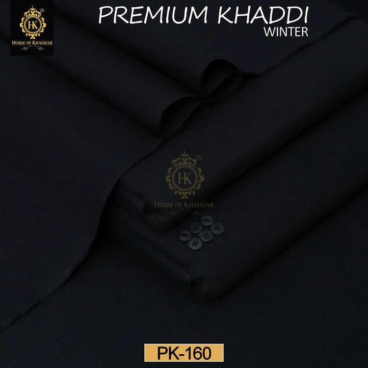 PK-160 Black (Premium Khaddi Winter)