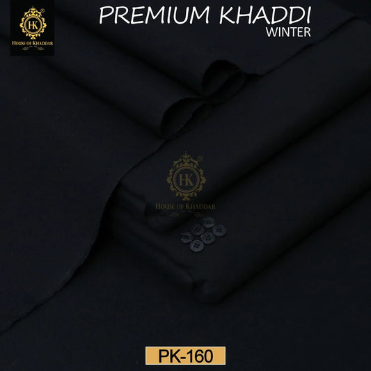 PK-160 Black (Premium Khaddi Winter)