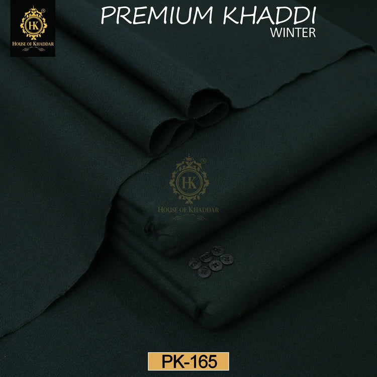 PK-165 Deep Green (Premium Khaddi Winter)