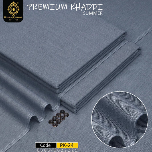 PK-24 Saleti Self (Premium Khaddi-Summer Khaddar)