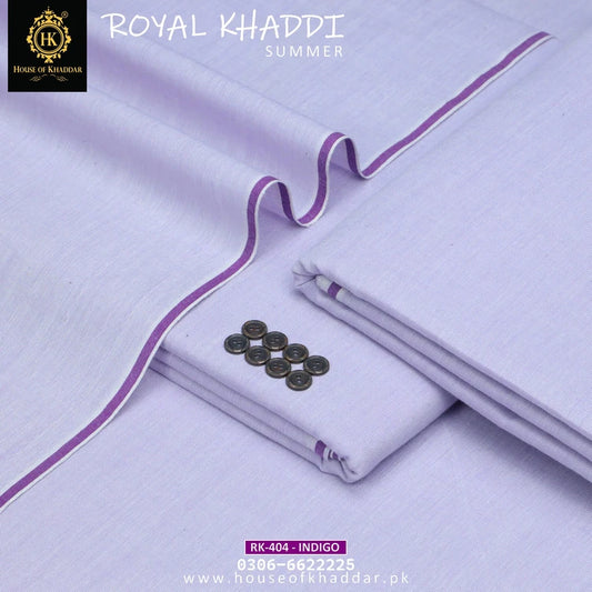 RK-404 Indigo [ROYAL KHADDI SUMMER]