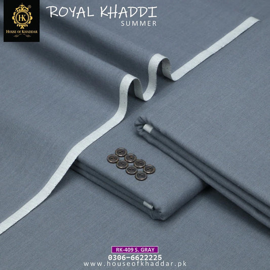 RK-409 Smoke Gray [ROYAL KHADDI SUMMER]