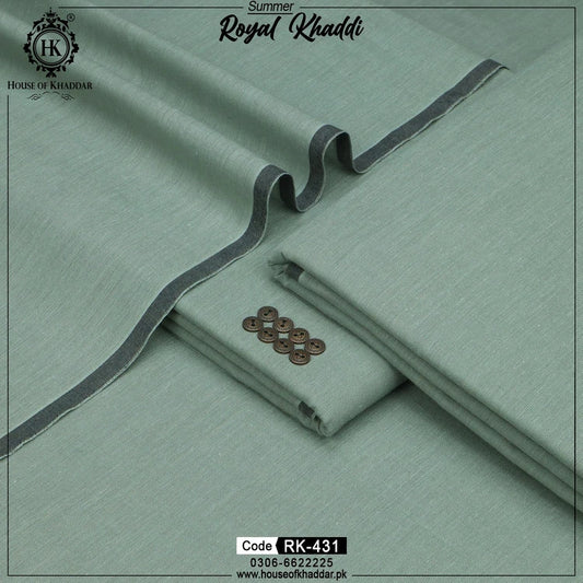 RK-431 Sage Green (ROYAL KHADDI SUMMER)