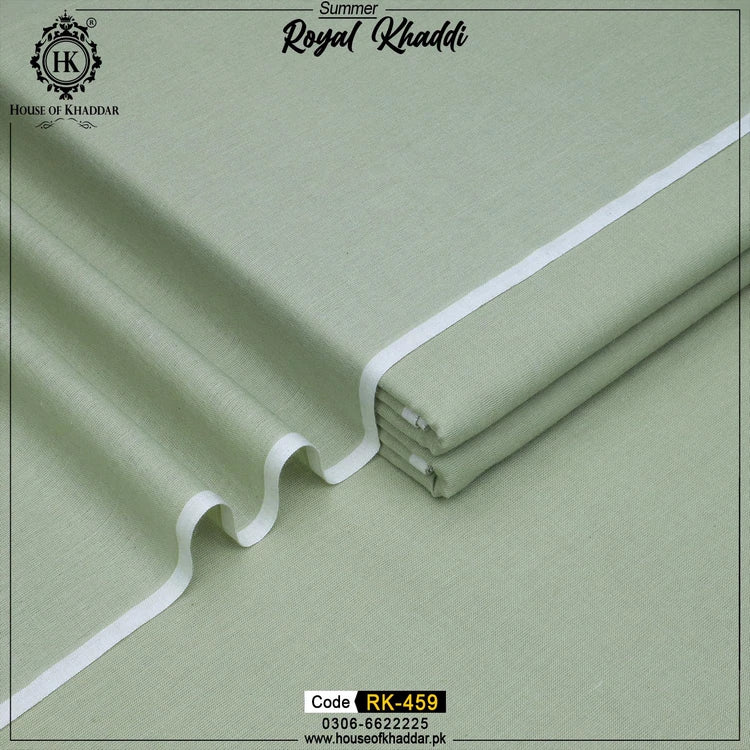 RK-459 Mint Green (ROYAL KHADDI SUMMER)