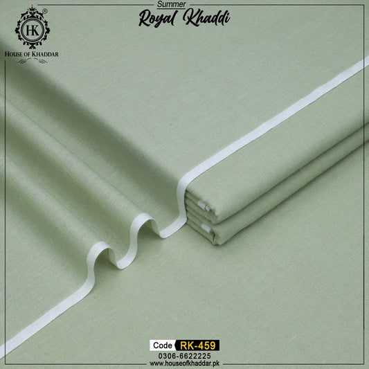 RK-459 Mint Green (ROYAL KHADDI SUMMER)