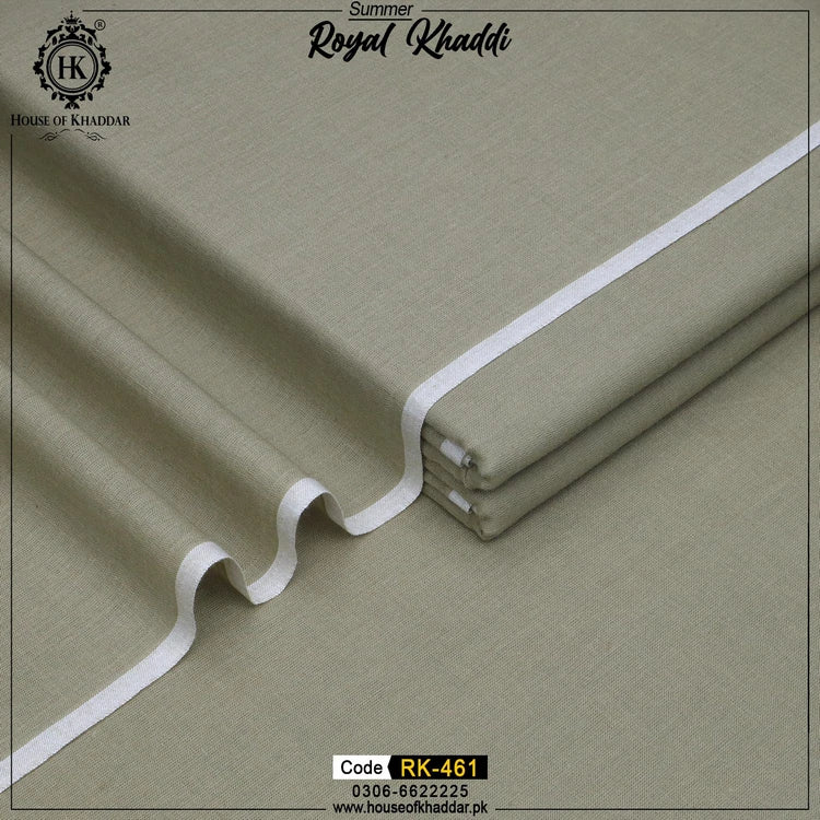 RK-461 Olive (ROYAL KHADDI SUMMER)