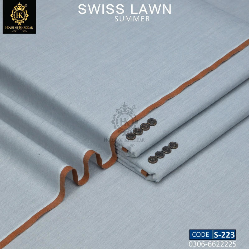 S-223 Saleti Gray [SWISS LAWN KHADDI]
