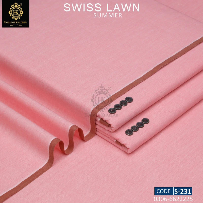 S-231 Rose [Swiss Lawn Khaddi]