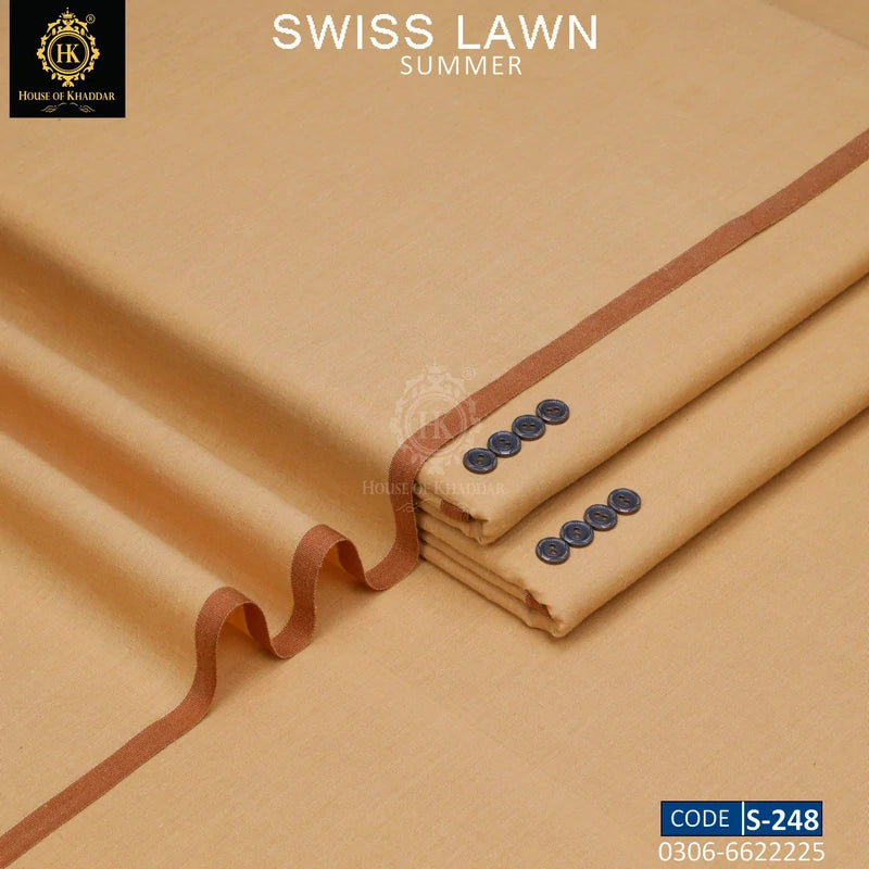 S-248 Camel Brown [SWISS LAWN KHADDI]