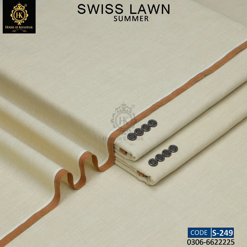 S-249 Olive [SWISS LAWN KHADDI]